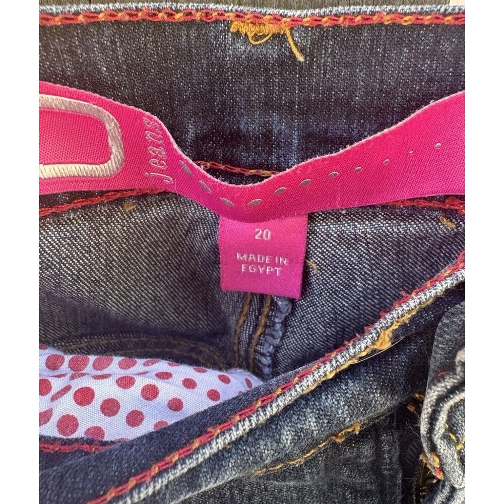 Vintage dark wash GLO brand jeans. Plus Size 20 - Picture 3 of 5